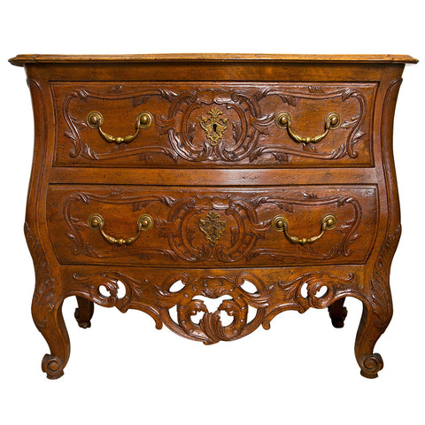 Don Ruseau Louis XV French Walnut Commode