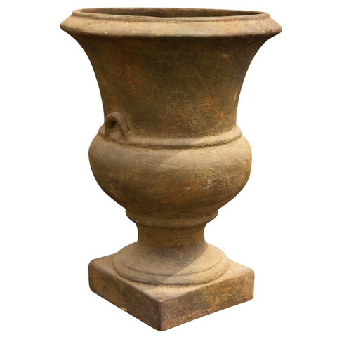 Outdoor/Indoor Urn with Antique Stone Finish