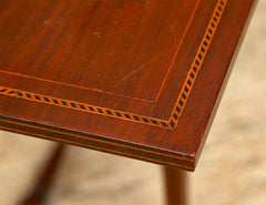 Mahogany Small Drop Leaf Side Table