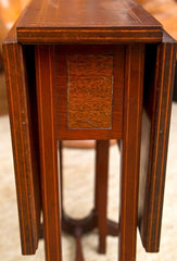 Mahogany Small Drop Leaf Side Table