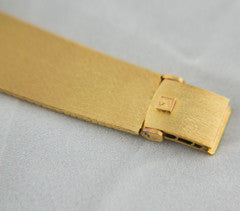 Gubelin Lady's Yellow Gold And Diamond Bracelet Watch