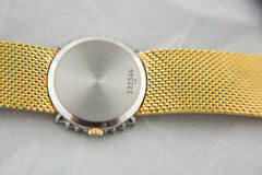 Gubelin Lady's Yellow Gold And Diamond Bracelet Watch