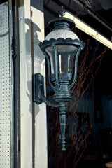 Pair Of Old Copper Color Wall  Lanterns