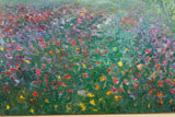 Field  Of Flowers Oil Painting by Le Thanh Son