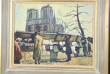 Shopping  At  Stalls  In  Paris Painting