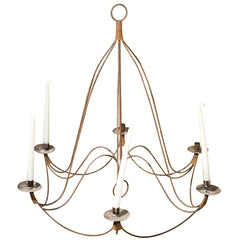 Iron  Wire  Chandelier  for  Candles