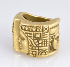 Barry Kieselstein-Cord "Women Of The World" Gold Ring