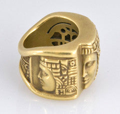 Barry Kieselstein-Cord "Women Of The World" Gold Ring