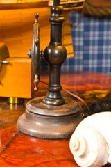 Ships Wheel  Table Lamp With Parchment Shade