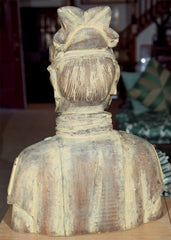 Carved Wood Buddha Figure Avalokitosvara