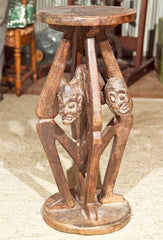 Carved Mbule Table From Kenya