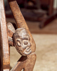 Carved Mbule Table From Kenya