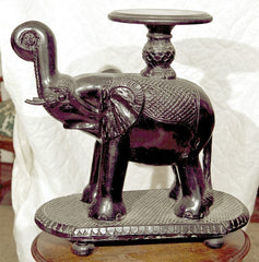 Black Lacquer Elephant Table