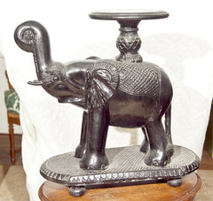 Black Lacquer Elephant Table