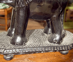 Black Lacquer Elephant Table