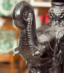 Black Lacquer Elephant Table