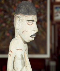 Asmat Tribe Figure of a Man Sculpture