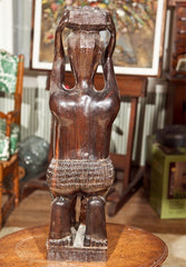 African Woman Figure of Solid Rosewood