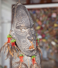 Carved Ironwood Asmat Tribe Man