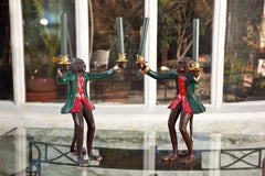 Reproduction Louis XV Candlesticks - Monkey Style