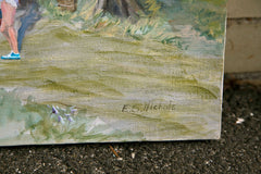 E.S. Nichols American Mid-Century Impressionist Painting