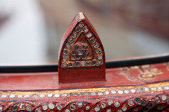 Antique Burmese Musicians Surround Cocktail  Table