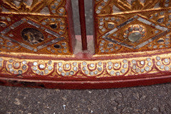 Antique Burmese Musicians Surround Cocktail  Table