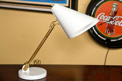 Pair Paavo Tynell Adjustable Desk Lamps for Idman