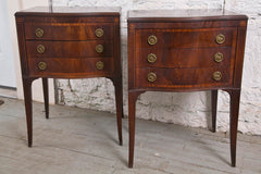 Pair Johnson-Handley-Johnson Mahogany Side Tables