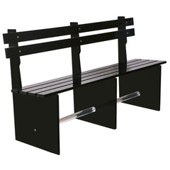 Outdoor Or Indoor Black Acrylic Bench