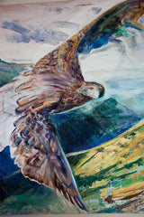 Remy Tissier Oil Painting "Raptor In The Valley"