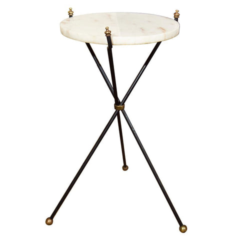 Petite Round Marble Top Gueridon