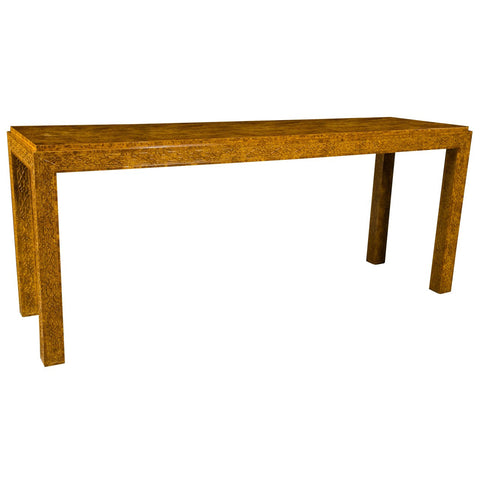 Mid Century Parson Style Console with Chippendale Fret