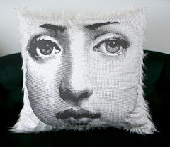 Piero Fornasetti Style Pillow