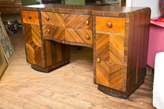 High Style Art Deco Sideboard with Exotic Woods