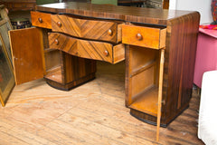 High Style Art Deco Sideboard with Exotic Woods