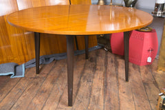 Edward Wormley Round Extension Dining Table by Dunbar