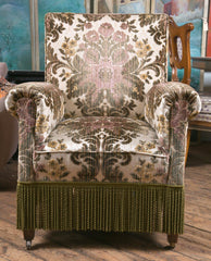 Pair of 1930's Slipper Chairs in Style of Napoleon III