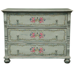 Antique Romanian Painted Chest of Drawers