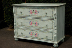 Antique Romanian Painted Chest of Drawers