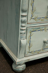 Antique Romanian Painted Chest of Drawers