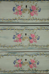 Antique Romanian Painted Chest of Drawers