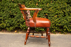 Victorian Mahogany Captain's Chair