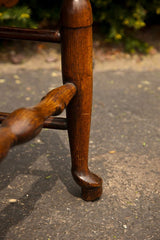 Set Of 8 Oak Spindleback Farmhouse Chairs